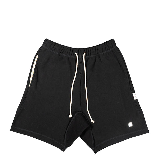 123 INSIDE OUT SWEATSHORTS - BLACK