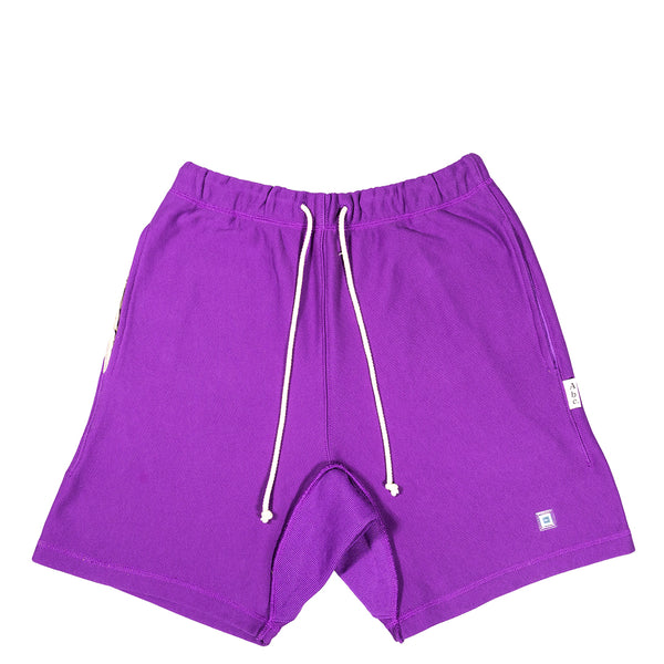 123 INSIDE OUT SWEATSHORTS - PURPLE