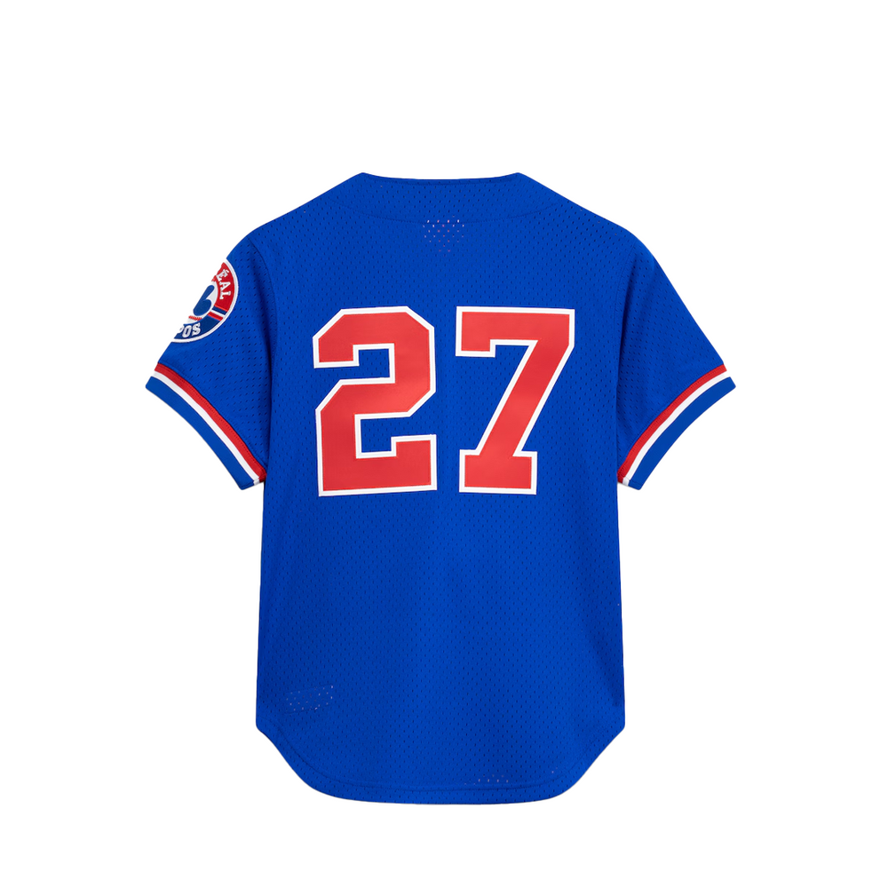 MONTREAL EXPOS VLADIMIR GUERRERO BUTTON UP JERSEY ROYAL BLUE