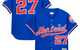 MONTREAL EXPOS VLADIMIR GUERRERO BUTTON UP JERSEY ROYAL BLUE