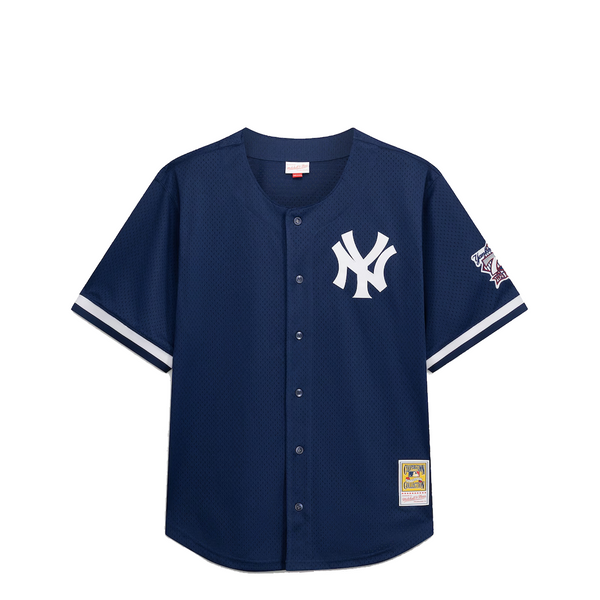 NEW YORK YANKEES DEREK JETER BUTTON UP JERSEY NAVY
