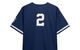 NEW YORK YANKEES DEREK JETER BUTTON UP JERSEY NAVY