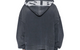 ACE EKCESS ZIP THRU HOODIE BLACK FADE - CHARCOAL