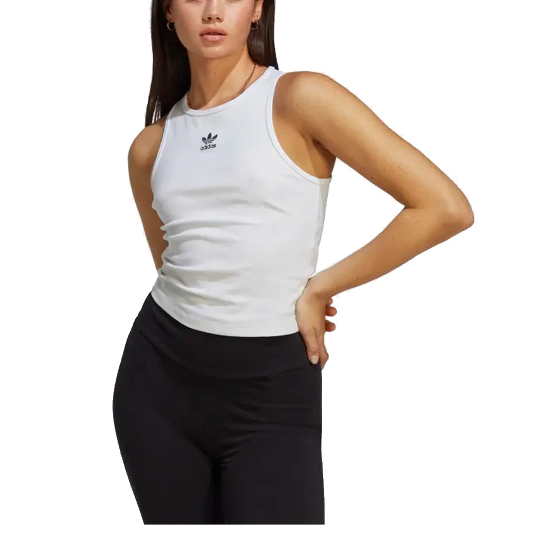 ADICOLOR ESSENTIALS RIB TANK TOP WHITE NRML