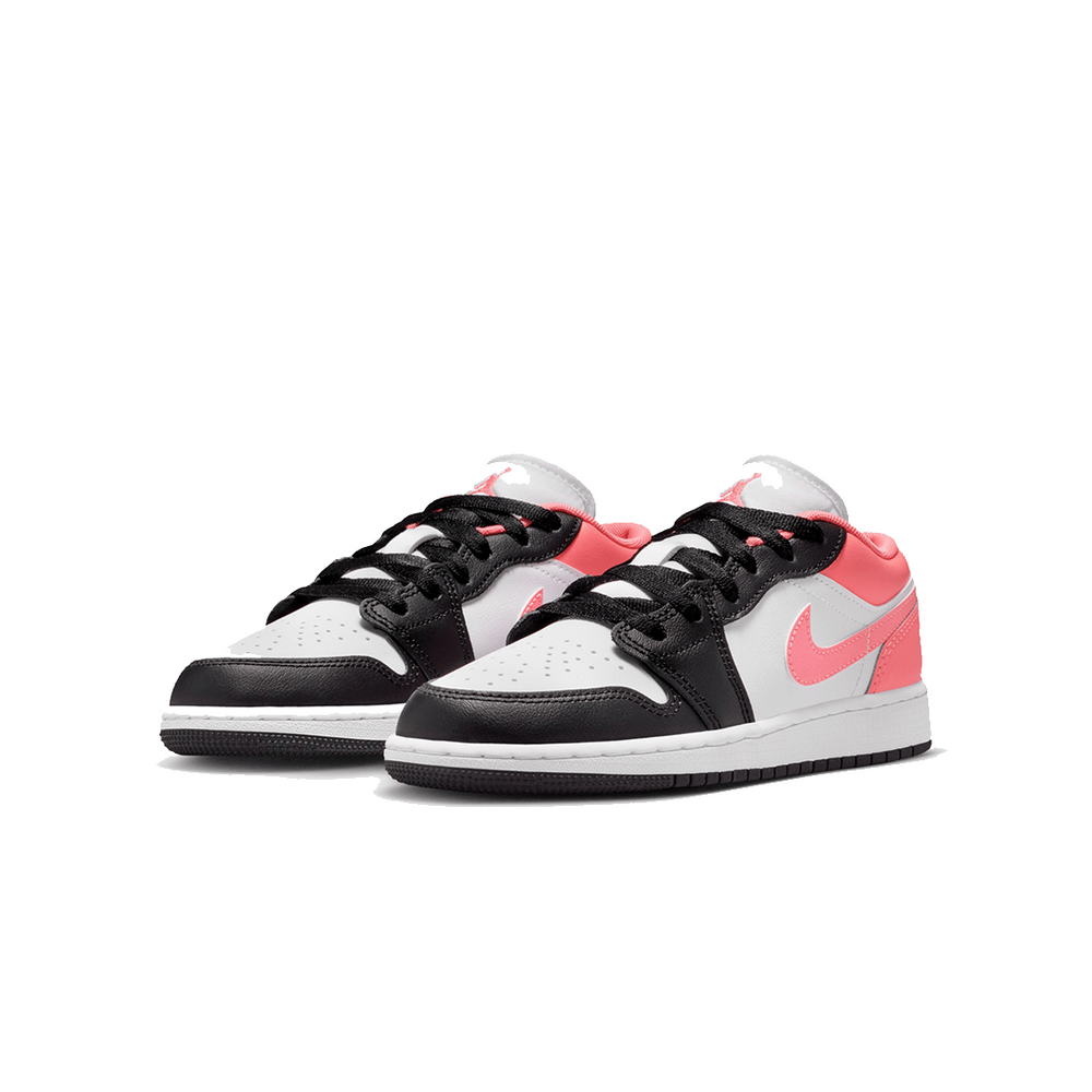 AIR JORDAN 1 LOW GS BLACK WHITE PINK