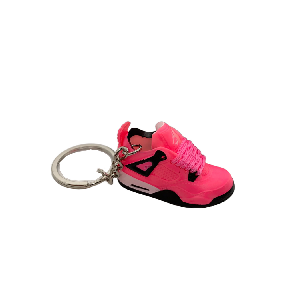 AJ4 PINK SNEAKER KEYCHAIN