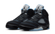 AIR JORDAN 5 "BLACK CAROLINA" BLACK / UNIVERSITY BLUE