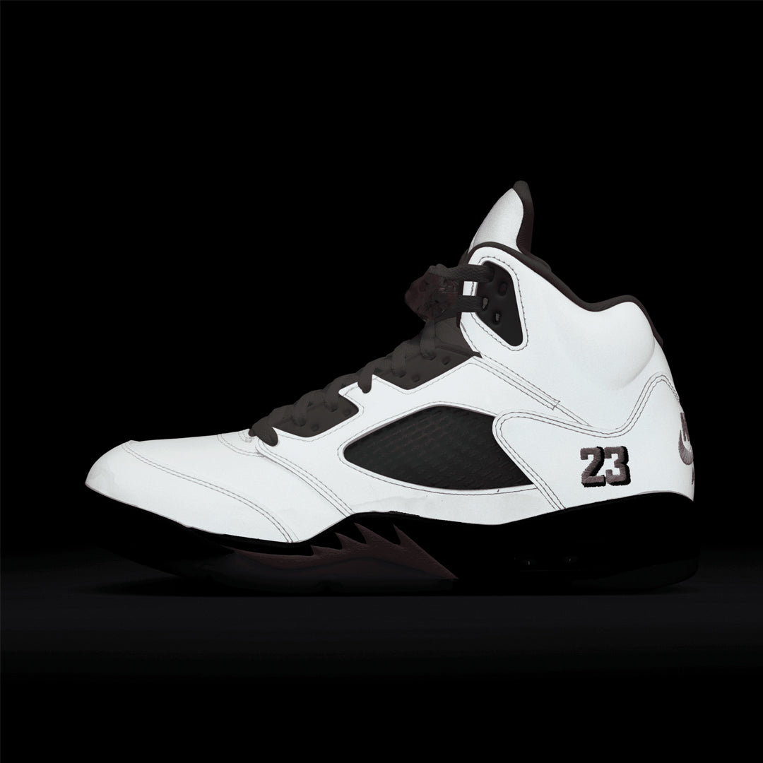 AIR JORDAN 5 RETRO WHITE/MEDIUM SOFT PINK – NRML