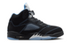 AIR JORDAN 5 "BLACK CAROLINA" BLACK / UNIVERSITY BLUE