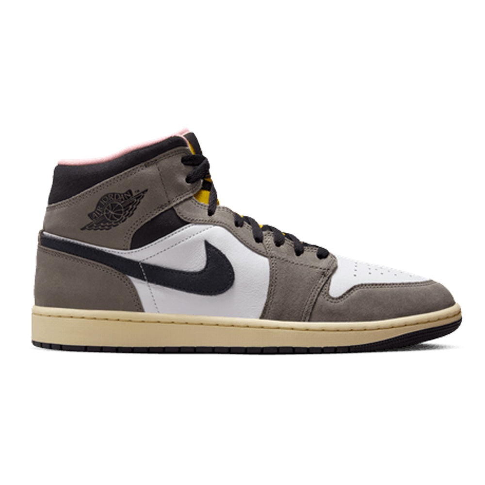 AIR JORDAN 1 MID SE OIL GREY/CAVE STONE