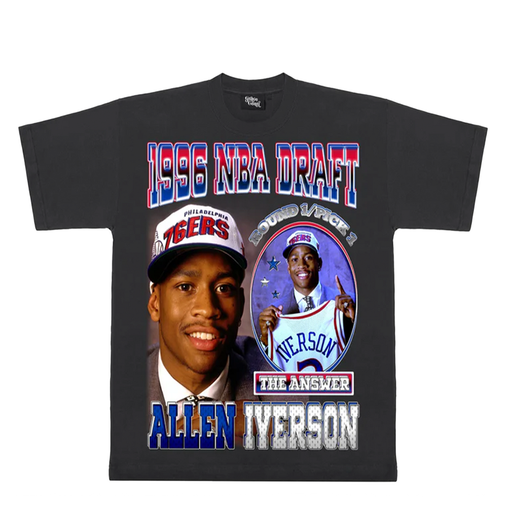 ALLEN IVERSON VINTAGE TEE BLACK