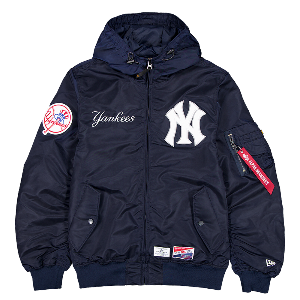 NEW ERA x ALPHA INDUSTRIES NEW YORK YANKEES L2B JACKET NAVY