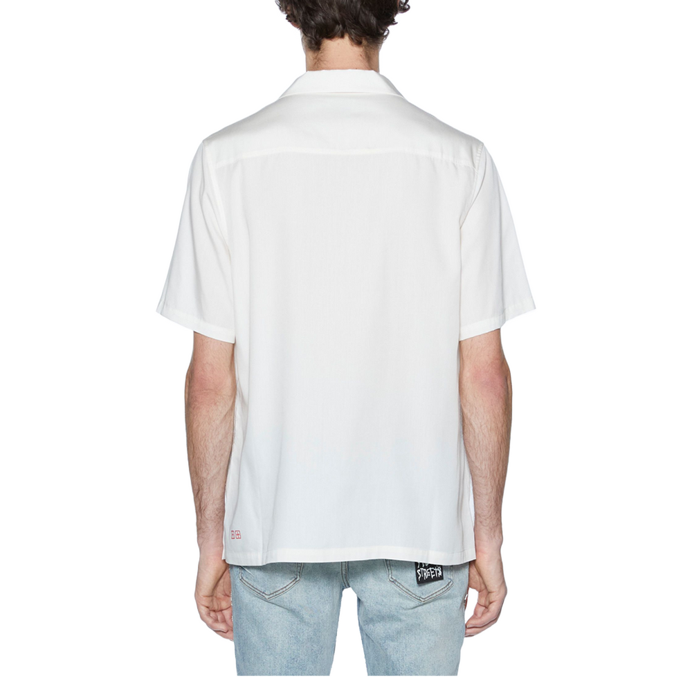 ANGELIK RESORT SHORT SLEEVE SHIRT WHITE