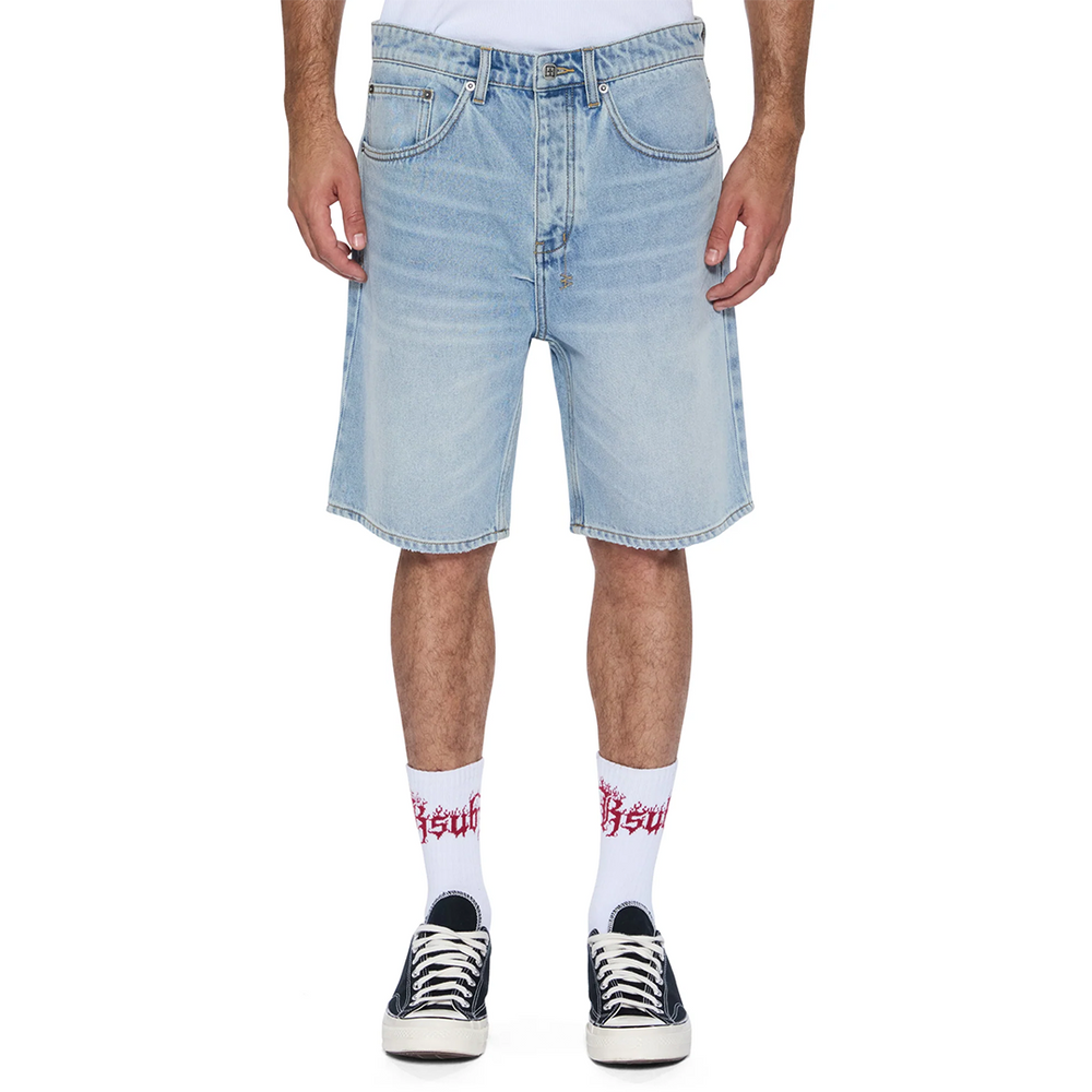 ANTI KRYSTAL DENIM SHORTS BLUE