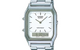 VINTAGE EDGY SILVER WATCH AQ-230A-7D