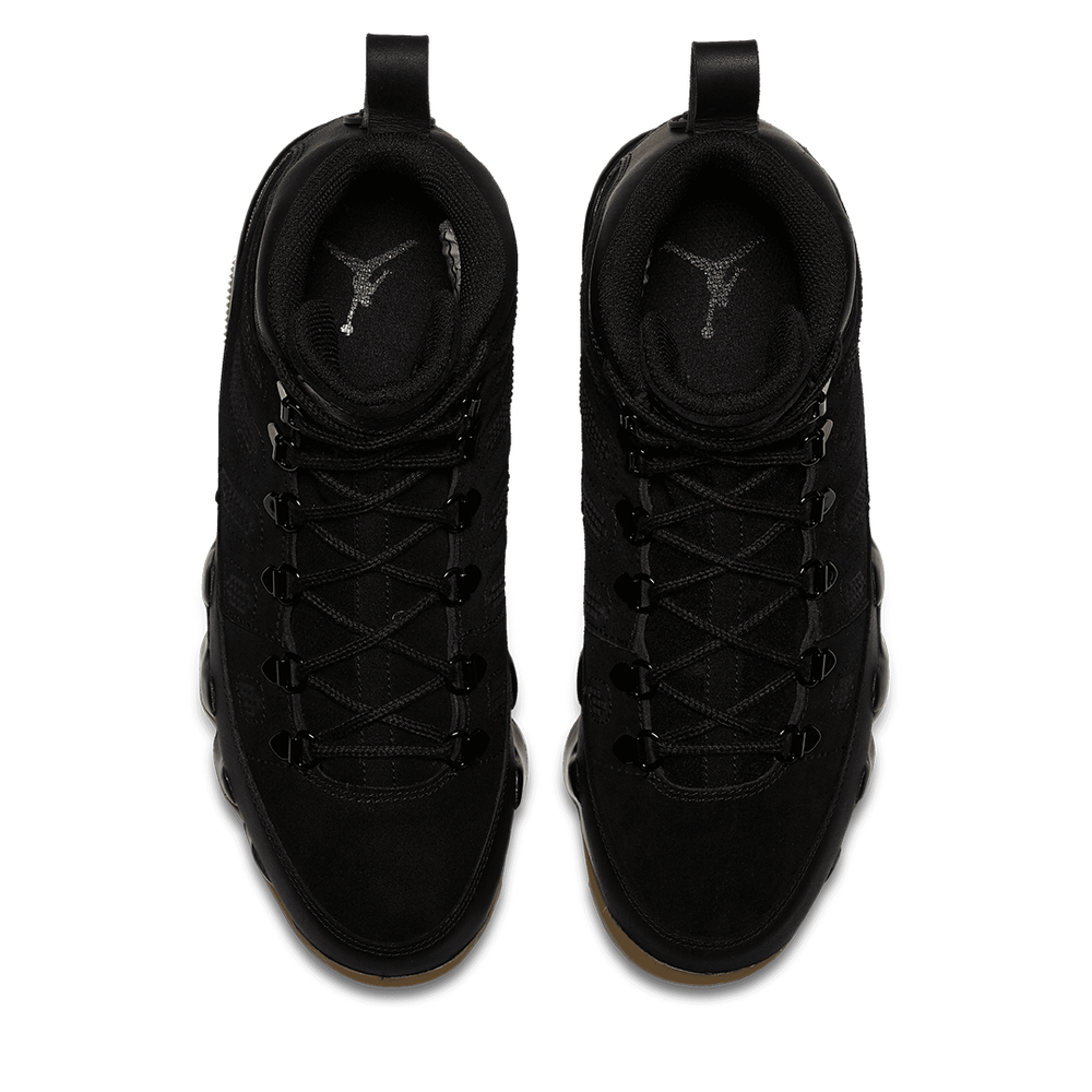 AIR JORDAN 9 RETRO BLACK / GUM LIGHT BROWN