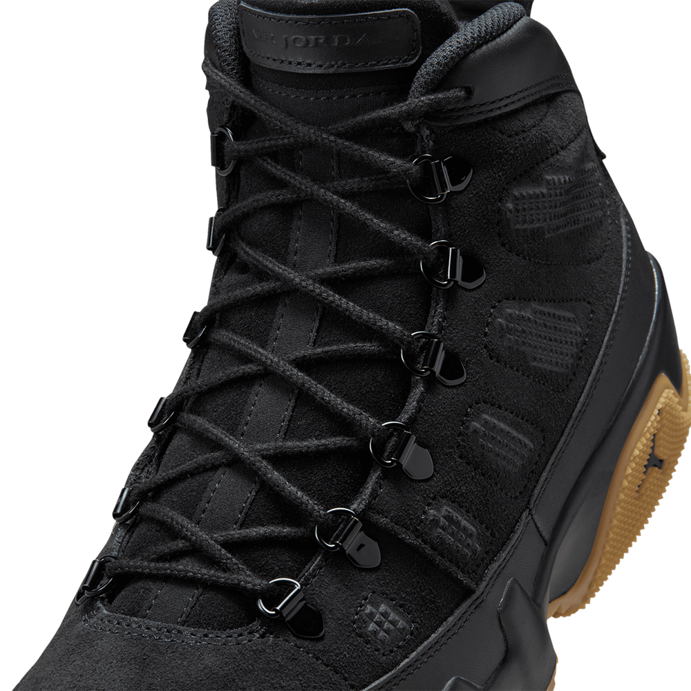 AIR JORDAN 9 RETRO BLACK / GUM LIGHT BROWN