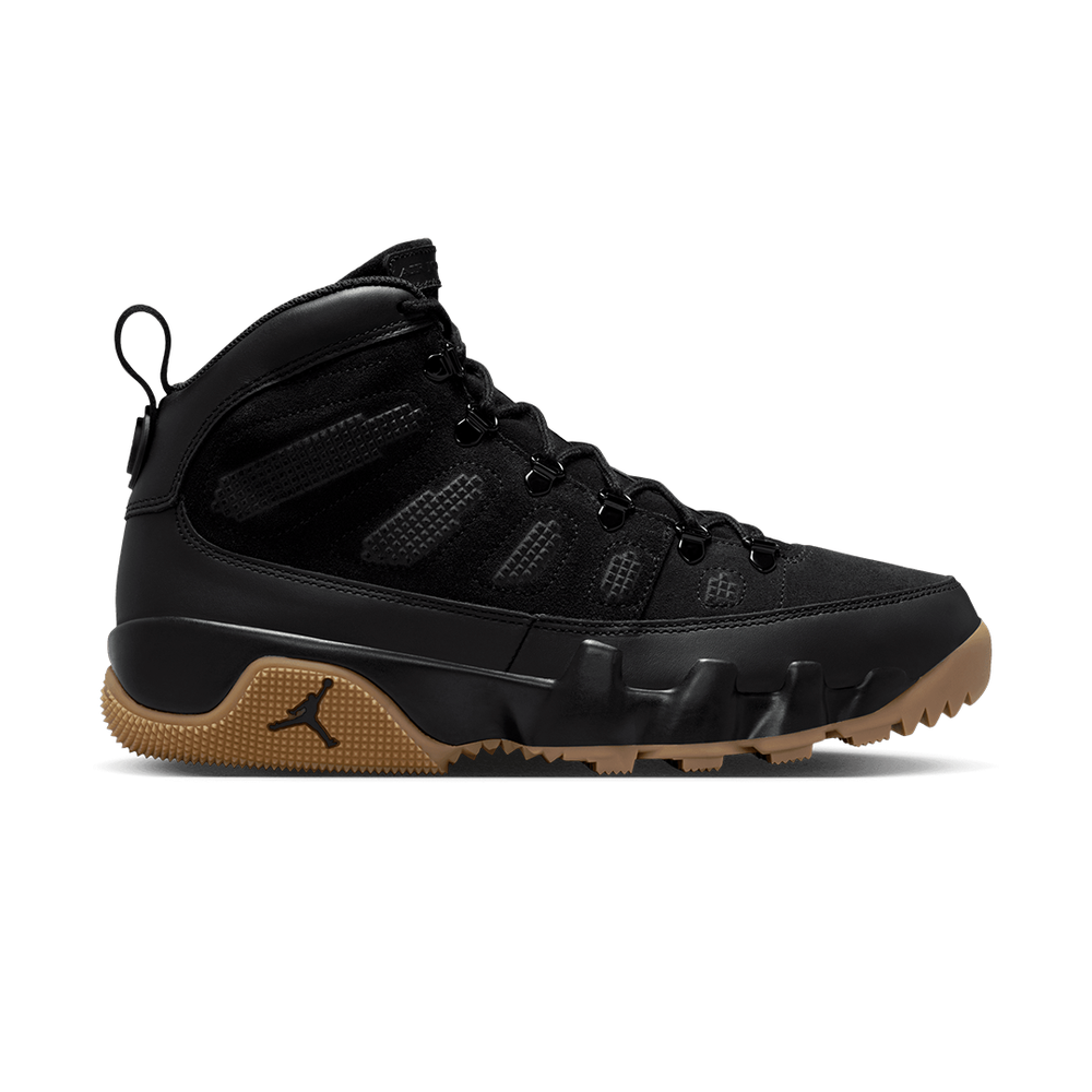 AIR JORDAN 9 RETRO BLACK / GUM LIGHT BROWN