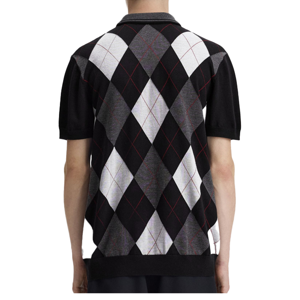 ARGYLE KNITTED SHIRT
