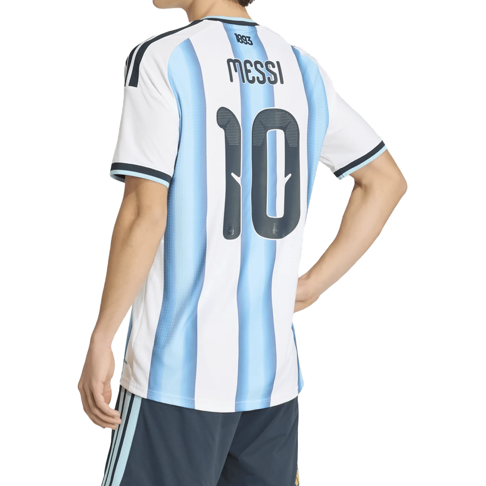 ARGENTINA 26 HOME MESSI AUTHENTIC JERSEY WHITE/LIGHT BLUE