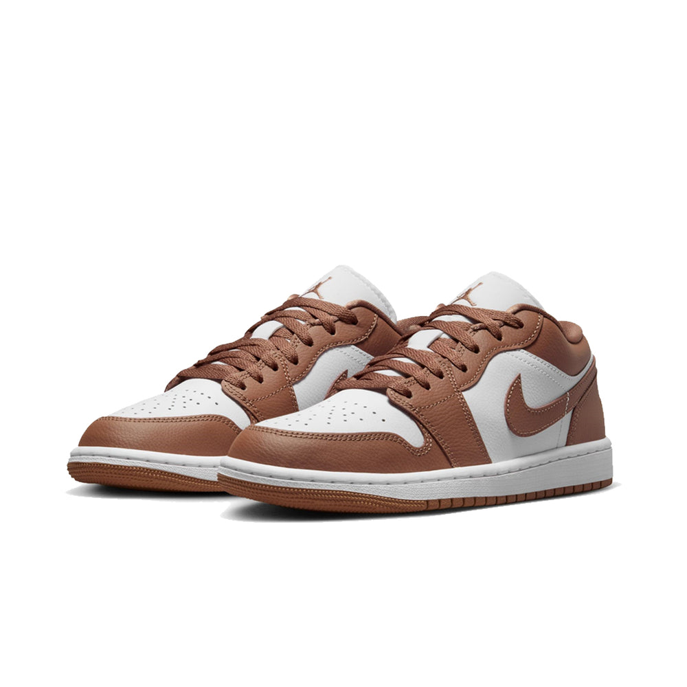 WOMEN'S AIR JORDAN 1 LOW ARCHAEO BROWN/WHITE