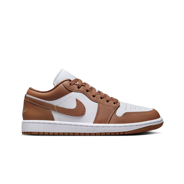 WOMEN'S AIR JORDAN 1 LOW ARCHAEO BROWN/WHITE