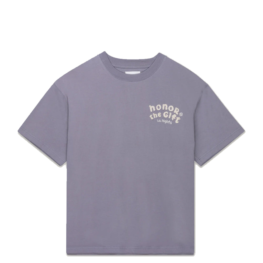 LA NIGHTS TEE GREY