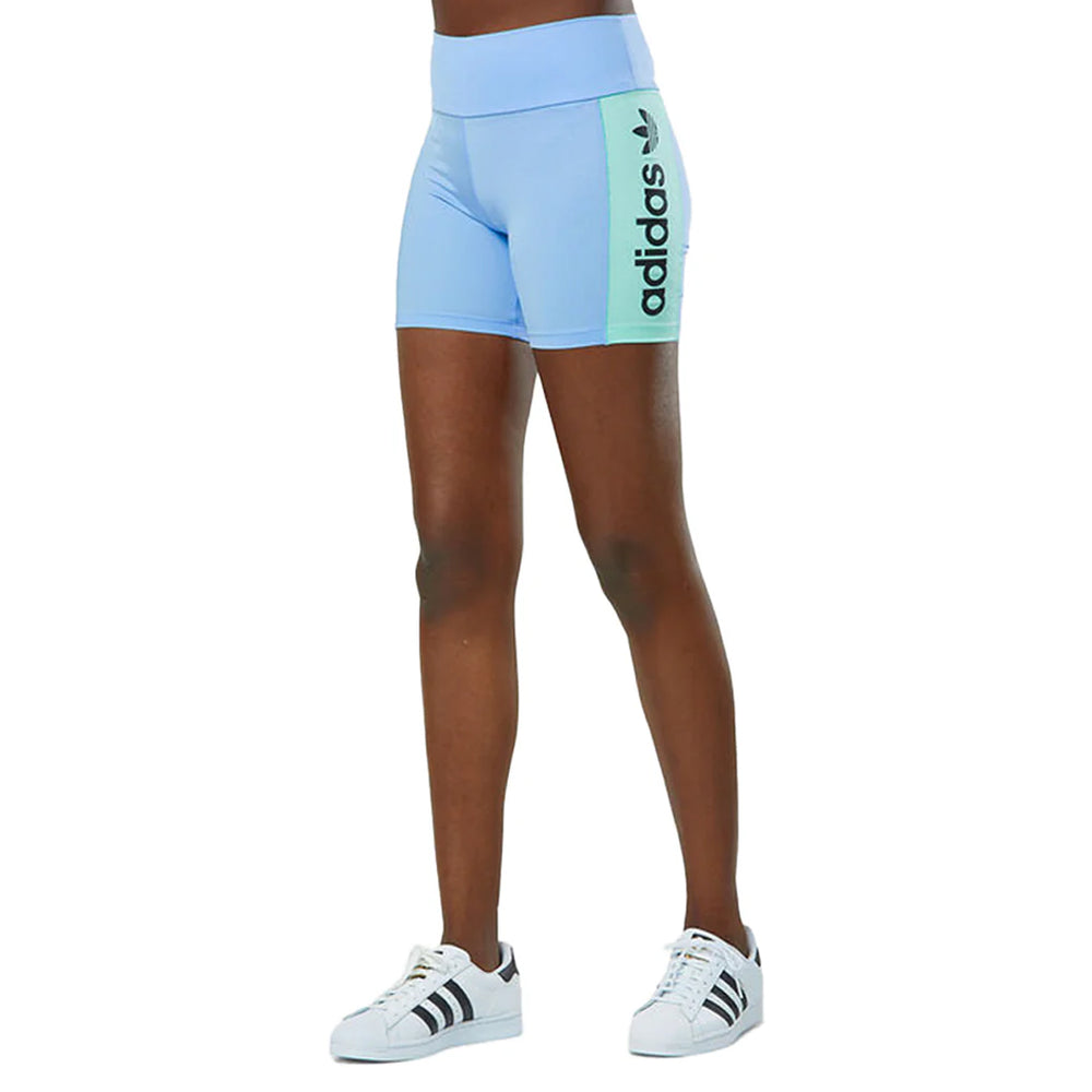 SHORT ADIDAS ORIGINALS HIGH SHINE POUR FEMME BLEU VERT