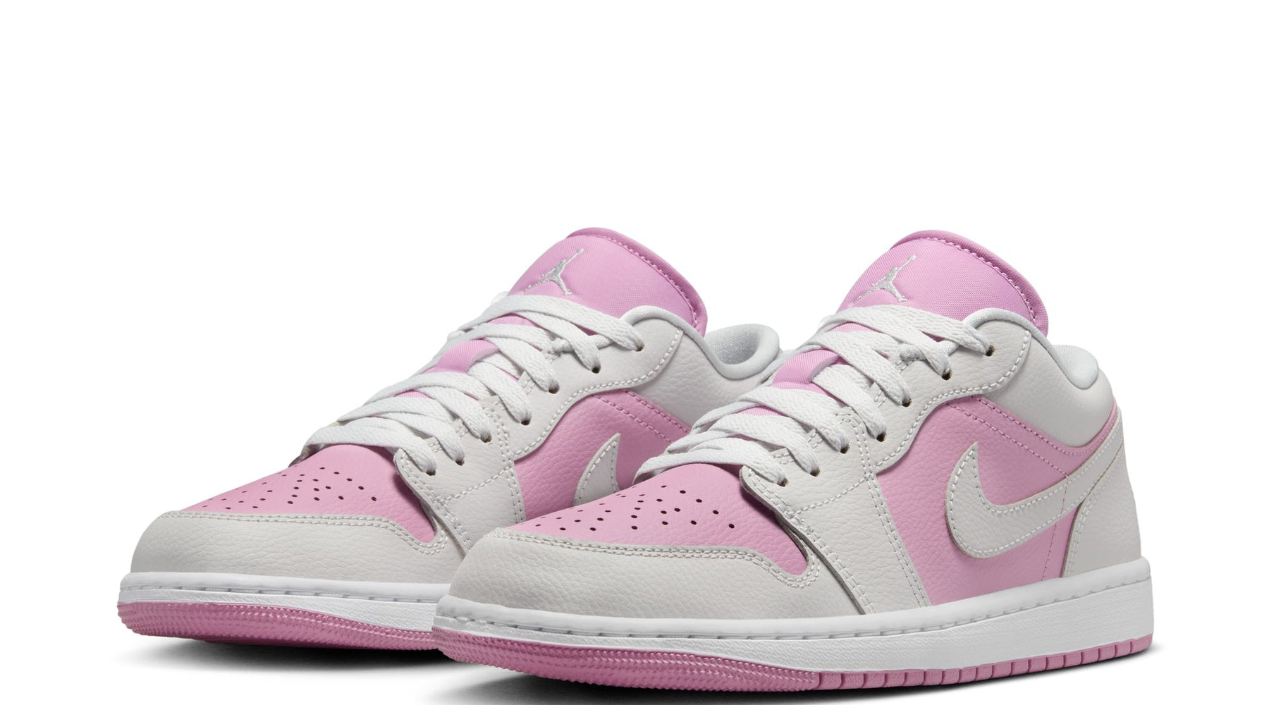 WOMENS AIR JORDAN 1 LOW ORCHID/NEUTRAL GREY