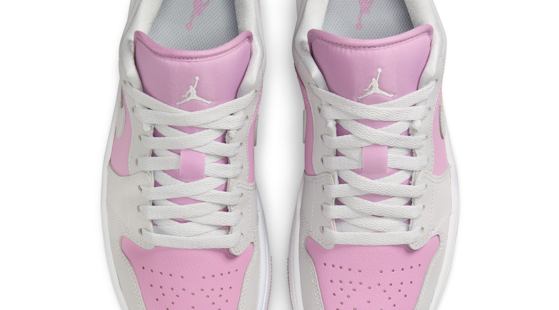 WOMENS AIR JORDAN 1 LOW ORCHID/NEUTRAL GREY