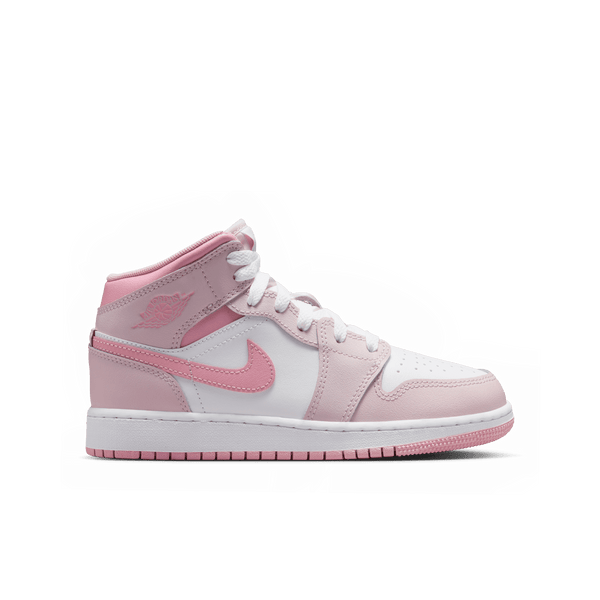 靴 Nike GS Air Jordan 1 Mid Soft Pink 25cm Air Jordan 1 Mid Older