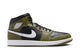 AIR JORDAN 1 MID BLACK WHITE OLIVE