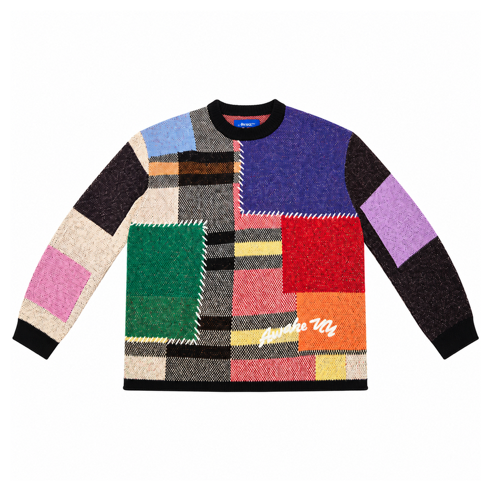 PATCHWORK SWEATER MULTI