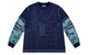 SKYLINE WAFFLE LS SHIRT NAVY
