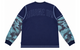 SKYLINE WAFFLE LS SHIRT NAVY