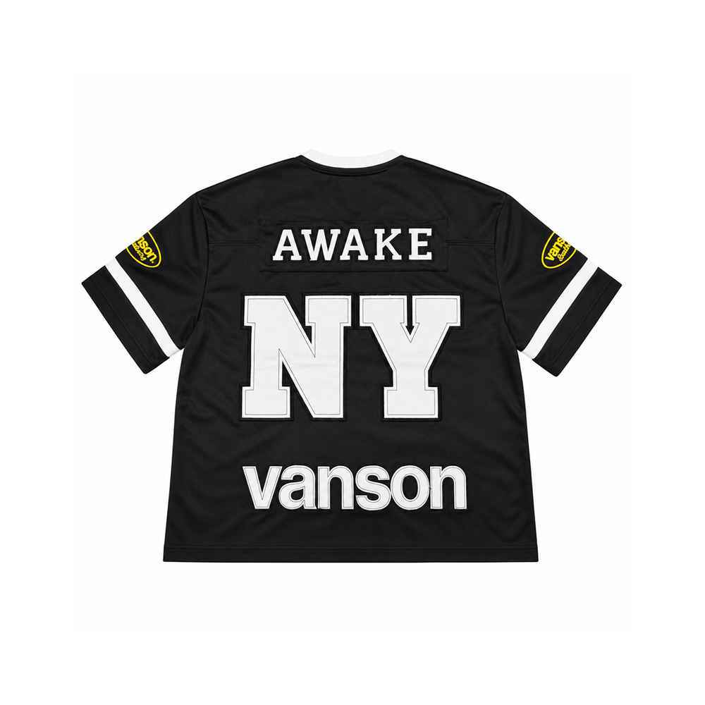 VANSON FOOTBALL JERSEY BLACK