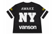 VANSON FOOTBALL JERSEY BLACK
