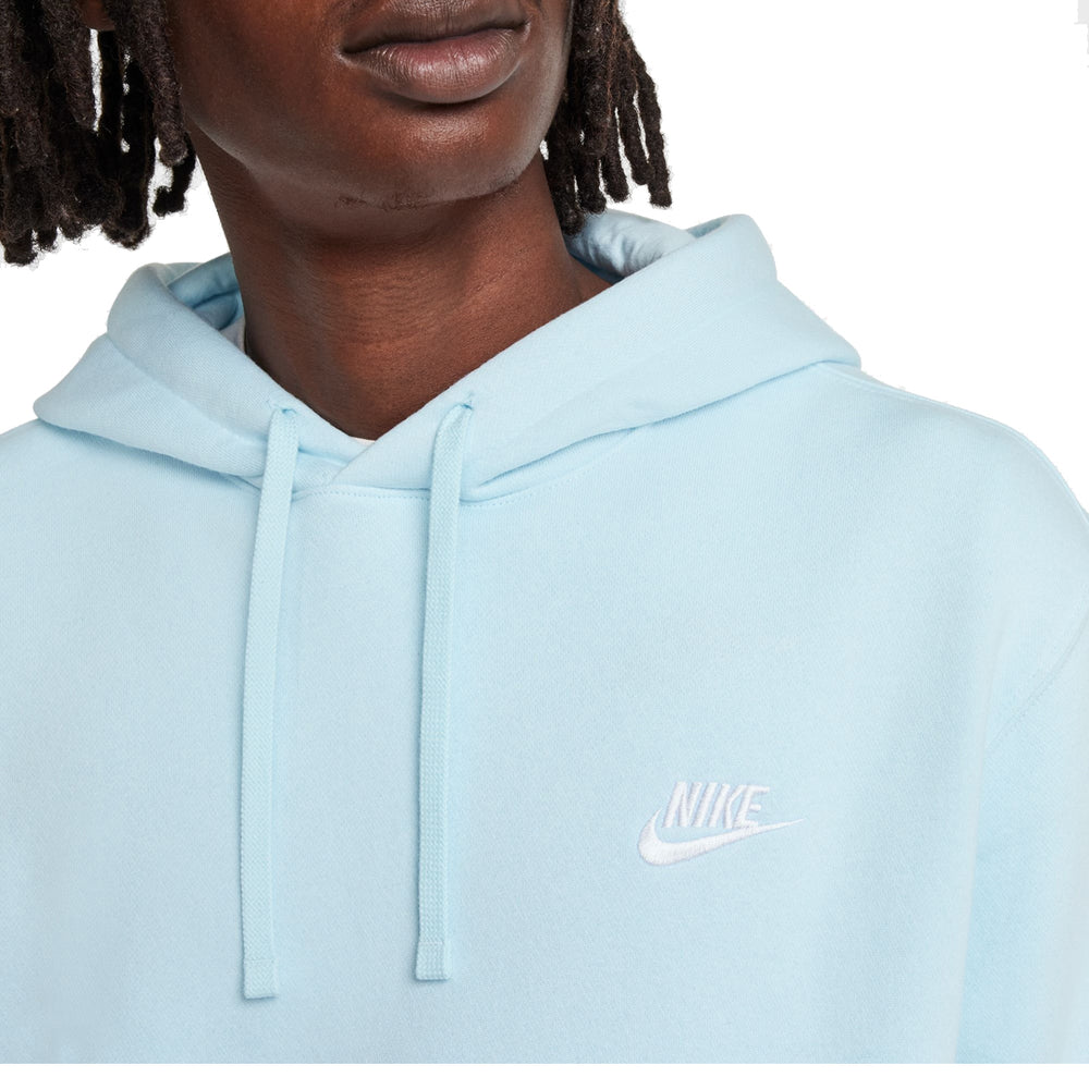 SPORTSWEAR CLUB FLEECE PULLOVER HOODIE GLACIER BLUE