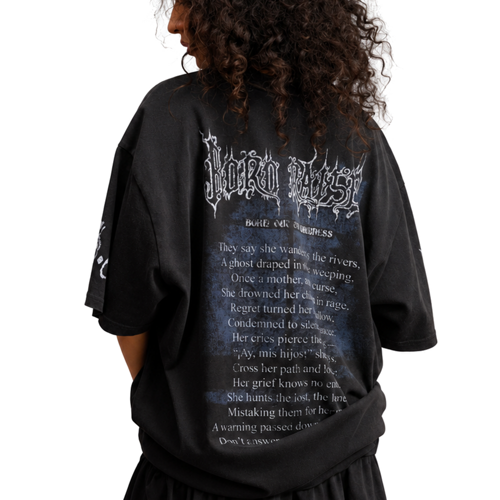 LLORONA TEE VINTAGE BLACK