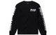 GOTHIC EMBROIDERED WAFFLE THERMAL BLACK
