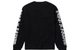 GOTHIC EMBROIDERED WAFFLE THERMAL BLACK