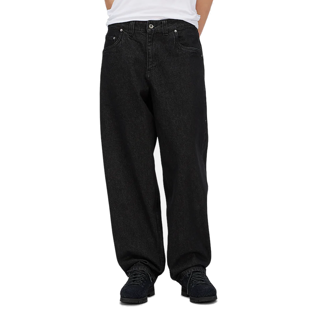 BAGGY DENIM PANTS BLACK WASHED
