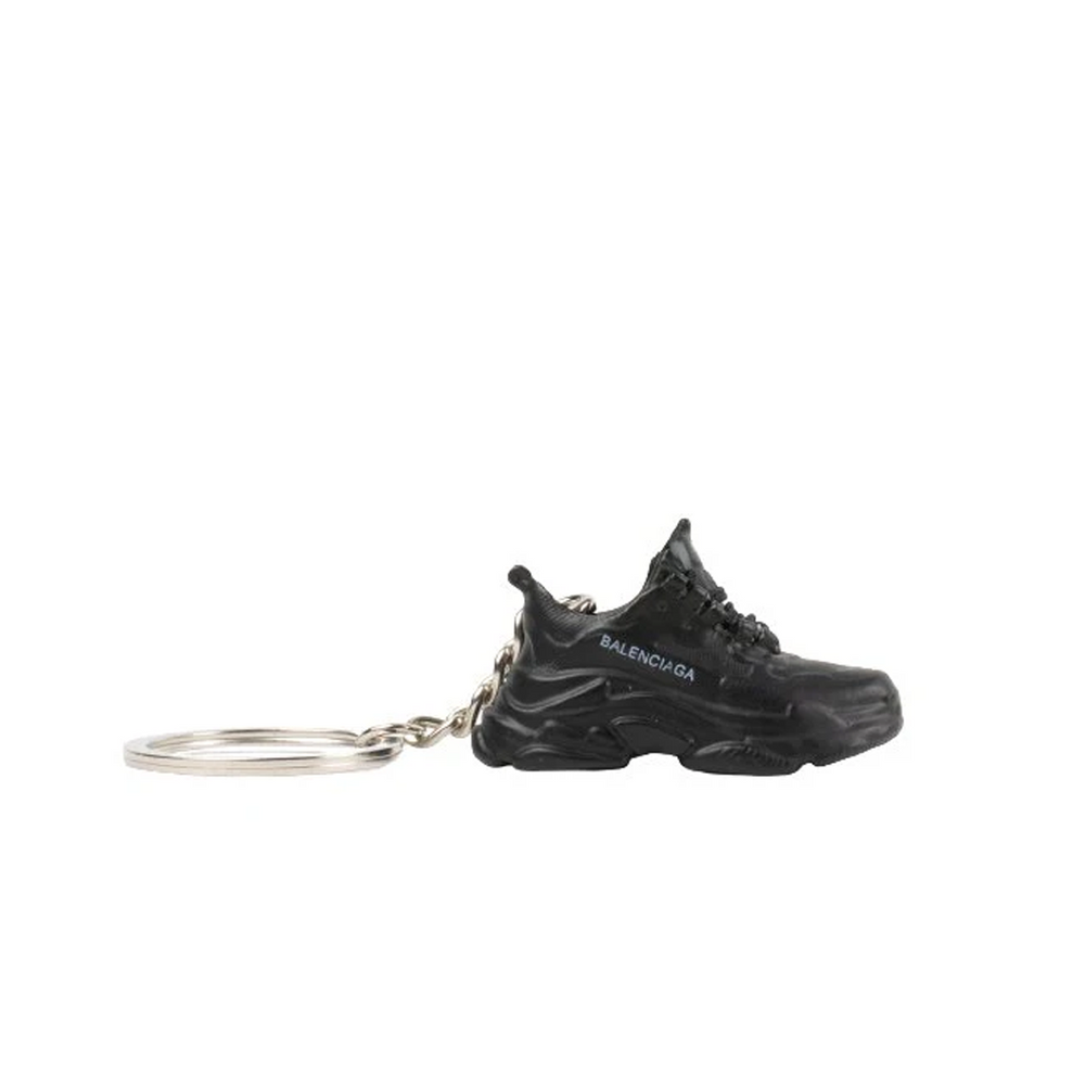 BALENCIAGA  BLACK TRIPLE S SNEAKER KEYCHAIN