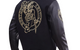 BOSTON CELTICS GOLD STITCH VARSITY JACKET BLACK