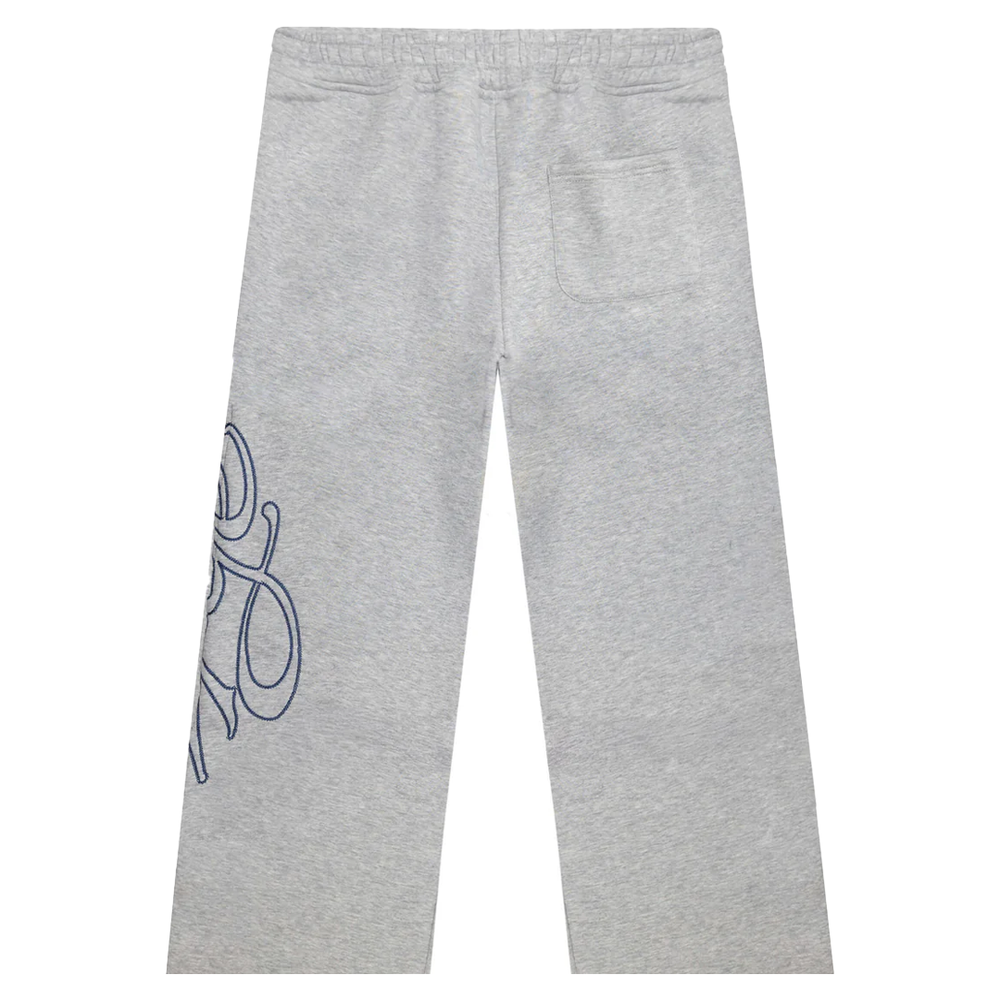 SIGNATURE WIDE PANT LIGHT HEATHER GREY NAVY