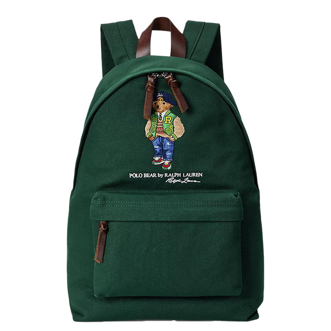 Polo bear canvas backpack deals