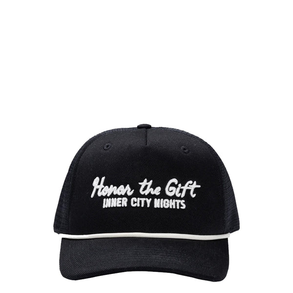 CITY NIGHTS TRUCKER CAP BLACK