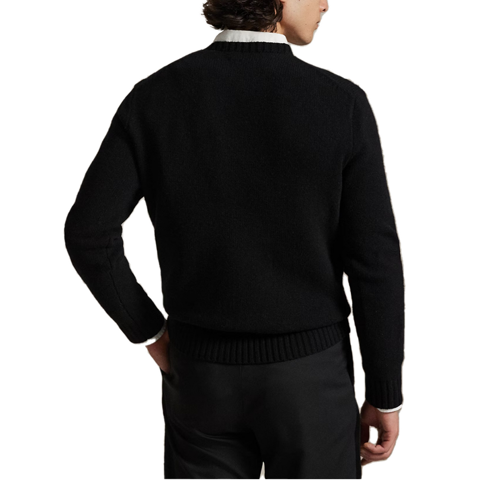 BEAR WOOL SWEATER BLACK