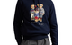 POLO BEAR FAMILY FLEECE HOODIE NAVY