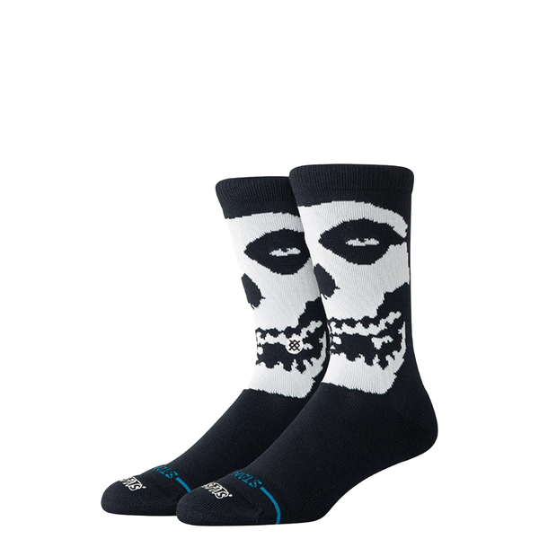 STANCE x MISFITS BEWARE CREW SOCKS BLACK